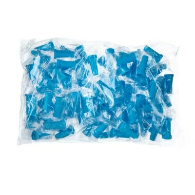 Blue mouthpieces (100 pcs) (disposable)