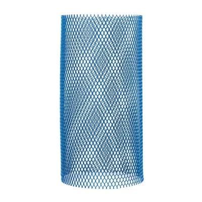 The protective grid is blue