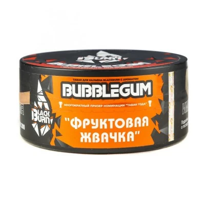 Tobacco Burn Black Bubble Gum (fruit chewing gum) 100 g