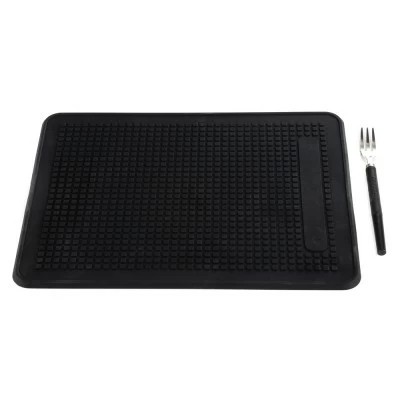 Magnetic board Dark Side Work Board with an awl fork