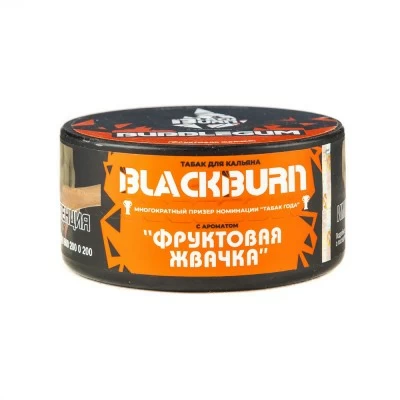 Tobacco Burn Black Bubble Gum (fruit chewing gum) 25 g