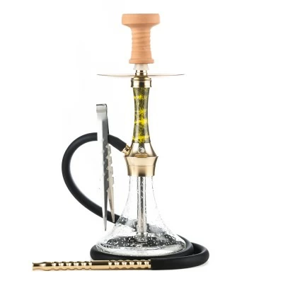 Hookah 7 Star Small 128 Gold yellow (transparent sausage)