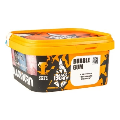 Tobacco Burn Black Bubble Gum (fruit chewing gum) 200 g