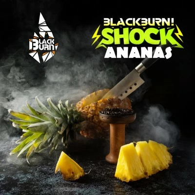 Tobacco Burn Black Ananas Shock (sour pineapple) 200 g