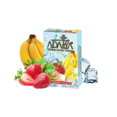 Tobacco ADALYA STRAWBERRY BANANA Ice (strawberry banana chill) 50 g