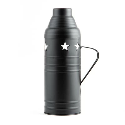 The cap is narrow black