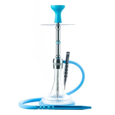 Hookah 7 Star AM 613 Blue silver (mini) phosphorus sausage