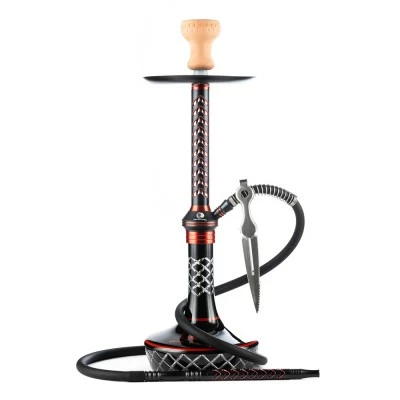 Hookah 7 Star 066 s red black (mini)