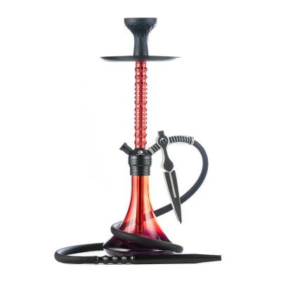 Hookah 7 Star e-91s b red with black