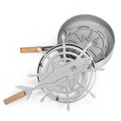 Kalaud Watta Shark (2 handles with a lid)