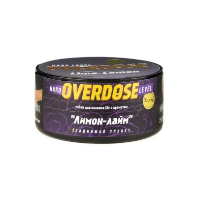 Tobacco Burn Overdose Lime Lemon (lime lemon) 25 g