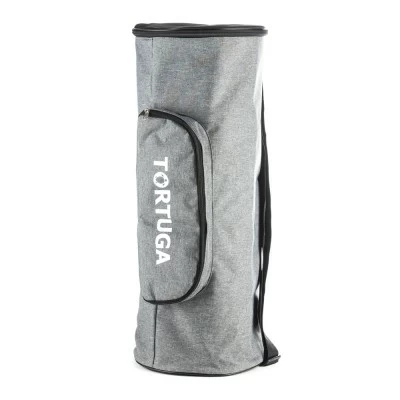 Cailed bag with Tortuga rug light gray